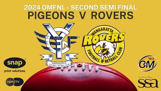 2024 2nd Semi Final  Pigeons v Rovers [upl. by Niggem668]