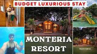 Monteria Resort in Karjat  Full Tour  Adventure Activity  Water Park [upl. by Harbed946]