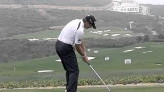 Retief Goosen  Iron Swing Volvo World Matchplay Finca Cortesin DL [upl. by Rednal]