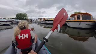 Itiwit X100 Canoe trip on the Norfolk Broads in the Autosleepers Nuevo [upl. by Alleon]