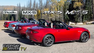 MX5 Miatas Compared  Which is best  TV Season 1 Ep 2  Everyday Driver [upl. by Kared]