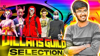 VIllains Guild Selection On Live  Hardcore InterGuild Clash Free Fire Live rockerazar [upl. by Maloy582]