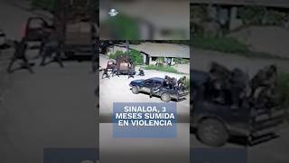 Así es la vida en Sinaloa tras tres meses de violencia shorts [upl. by Ydac]