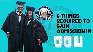 6 Things to Do to gain admission in OOU  20222023 OOU Admission Requirement [upl. by Ariay]