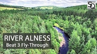 Beat 3 FlyThro River Alness Salmon Fishing Scotland [upl. by Airtemed745]