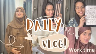 Daily vlog  work time  Haifa amp Qashif vlog [upl. by Rola]