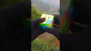 Rubiks Cube Solve Magic Tricks 🔥 KingofCubers shorts [upl. by Oreves]