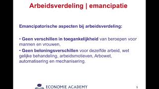 Economie Academy voor Vmbo GLTL  uitleg over de invloed van emancipatie en migratie [upl. by Urd510]