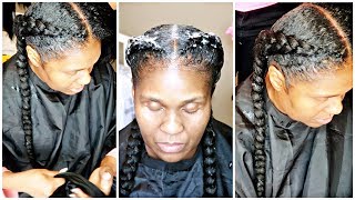 TWO FEED IN BRAIDS Detailed Tutorial  SPRING HAIRSTYLE 2019 [upl. by Koffman253]