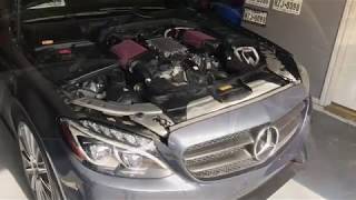 Mercedes C400 BMS Cold Air Intake Kit Install [upl. by Dinesh]