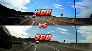 HDR vs SDR 비교 영상  터널 및 역광 [upl. by Imef]