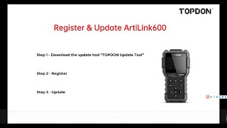 ArtiLink600 Register amp Update [upl. by Onileba]