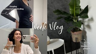 Zwangerschapskleding shoplog bloed prikken amp tandarts Pasta recept Skincare uitpakken  WEEKVLOG [upl. by Vander]