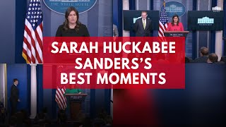 Sarah Huckabee Sanders Best Moments As White House Press Secretary [upl. by Sigsmond982]