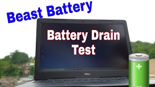 Battery🔋Drain Test  Dell Vostro 3590 2020 Beast Battery with Best Performance 🔥🔥 [upl. by Sirkin937]