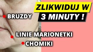 ZAMIAST WYPEŁNIACZY 💉 ĆWICZENIA na BRUZDY wargowonosowe  CHOMIKI  Linie Marionetki ❗ Masaż  Joga [upl. by Kaiser]