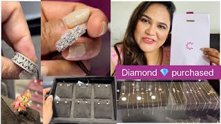 Diamond purchased  Vlog  caratlane newcollection diamond 7 June 2023 [upl. by Nosde]