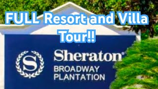 Sheraton Broadway Plantation Resort Villas FULL Resort amp Room Tour Myrtle Beach South Carolina 2024 [upl. by Ardnik]