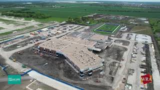 WRA Architects  Anna ISD Clemons Creek Middle School  April 2023  Construction Update [upl. by Anitsim]