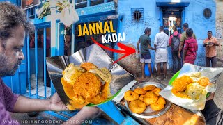 India’s Most Famous Breakfast at Jannal Kadai Window shop  Mylapore Chennai  Street Food India [upl. by Berg311]