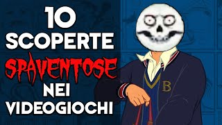 10 SCOPERTE SPAVENTOSE nei VIDEOGIOCHI  Speciale Halloween 2024 [upl. by Sibie635]