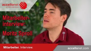 Mitarbeiterinterview Moritz Sproll Den ersten Job vergisst Du nie [upl. by Janine899]