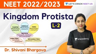 L2 Kingdom Protista  NEET Biology  NEET 20222023  Dr Shivani Bhargava [upl. by Geldens]