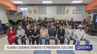 Tejano legends donate to preserve culture [upl. by Ayim]