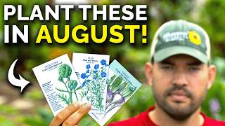 8 Crops You Can STILL Plant in August RIGHT NOW [upl. by Enitnatsnoc]