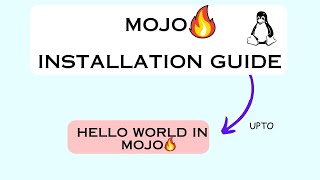 How to install Mojo and how to write first hello world program in MOJO programming language [upl. by Elayor426]