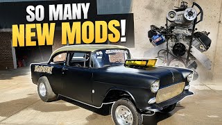 Revamping a HemiSwapped Gasser 1955 Chevy Bel Air For Insane Power [upl. by Samled757]