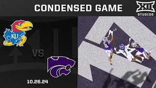 Kansas vs Kansas State Condensed Game  2024 Big 12 Football [upl. by Nojram]