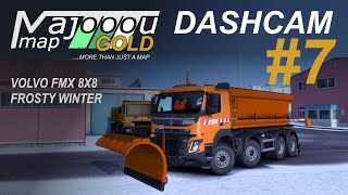 ETS2 11  Volvo FMX  Frosty Winter  MajooouMap Dashcam 7 [upl. by Yrhcaz]