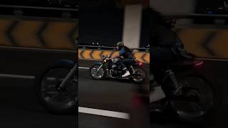 Night run is a must  Cafe racer caferacer caferacerstyle music rap trap automobile [upl. by Arnst877]