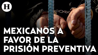 75 de los mexicanos están a favor de imponer prisión preventiva para delitos de alto impacto [upl. by Payne913]