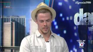 Derek Hough at Local 10 News  August 21 2015 [upl. by Bright]