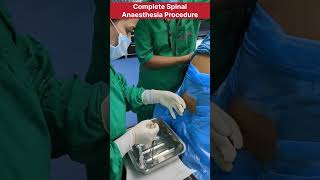 Complete Spinal Anaesthesia Procedure by Dr Sarita Malik doctor neet anesthesiologist ivf mbbs [upl. by Rialc51]