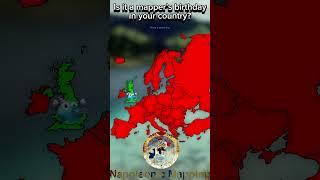 Is it a mapper’s birthday in your country europe mapper mapping napoleon ww2 ww1 [upl. by Samohtnhoj]