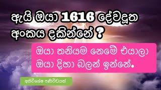 1616 දේවදූත අංකය  1616 Angel number meaning [upl. by Enelyahs]