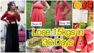 Lose 15kg in 30 Days Summer Weight Loss Challenge🔥Lose 15kg in 1 Month [upl. by Lucilla]