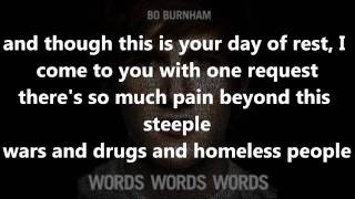 Bo Burnham  Rant With Lyrics [upl. by Salli]