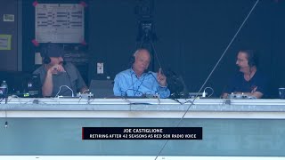 Joe Castiglione voice of the Boston Red Sox announces his retirement live on air  Full Video [upl. by Kenway104]