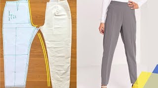 UPDATED LEARN HOW TO MAKE WOMENS TROUSER PATTERNS  KIM DAVE [upl. by Uhayile]