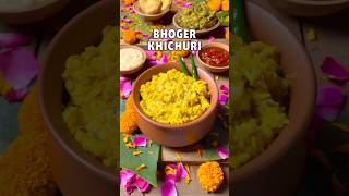 Bengali Bhoger Khichuri Recipe  Durga Puja Bhog Recipe [upl. by Azeria805]