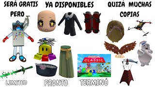 NOTICIAS DE ROBLOX  PAQUETE DE AVATAR EXCLUSIVO FILTRACIONES TERMINÓ EVENTO THE CLASSIC Y MÁS [upl. by Wareing235]