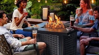 Propane Fire Pit  Outdoor Fire Pit Table  PRODUCT LINK IN VIDEO DESCRIPTION [upl. by Esinej142]