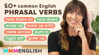 50 COMMON ENGLISH PHRASAL VERBS with workbook [upl. by Iphigeniah962]