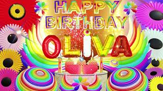 Oliva Happy Birthday Song  Happy Birthday To You olivas oliva [upl. by Uol]