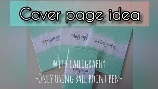 Book cover ideas for school students  DIY idea [upl. by Aiksas]