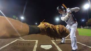 POV BASEBALL  CATCHER POV amp HITTING [upl. by Leese]